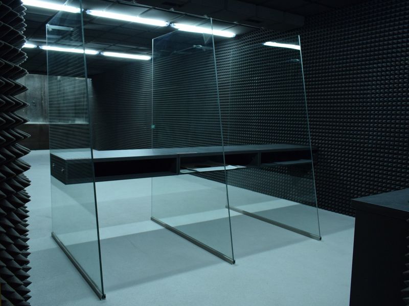 modern tunnel shooting range